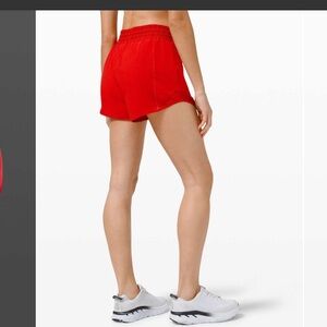 lululemon athletica Women's Athletic Shorts - Bold Red